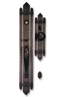 Arts and Crafts Style Door Hardware, Fortress Entry Set